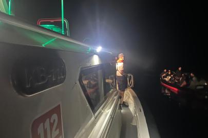 Bodrum'da yardım talep eden 32 kaçak göçmen kurtarıldı