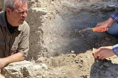 Çanakkale'de heyecan veren görüntü! Kazdıkça sır ortaya çıkıyor