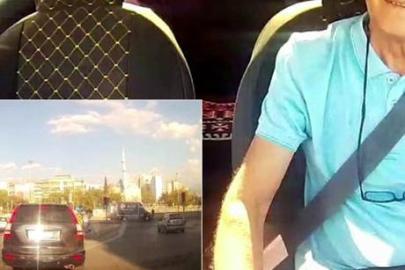 Takside kalp krizi paniği! Saniye saniye hayat kurtaran müdahale